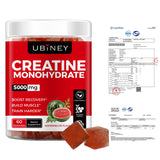 Gommes Ubiney Creatine prêtes avant l’entraînement pour soutenir l’endurance