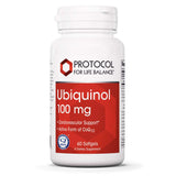 PROTOCOL FOR LIFE BALANCE Ubiquinol 100 mg — Bouteille prête à l’emploi.