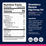 UCAN Edge Gel Shots Fraise-Banane: athlète dynamique utilisant le gel