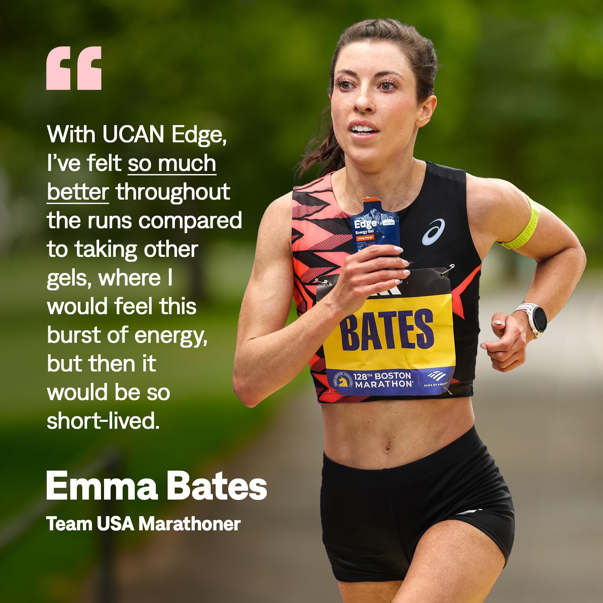 UCAN Edge Gel Shots Fraise-Banane: avant-entraînement pour soutien durable