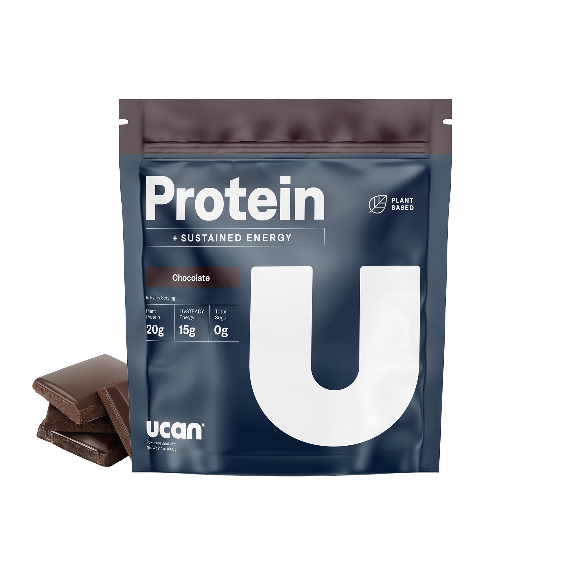UCAN Energy Plant Protein en bouteille, énergie durable pendant l'entraînement.