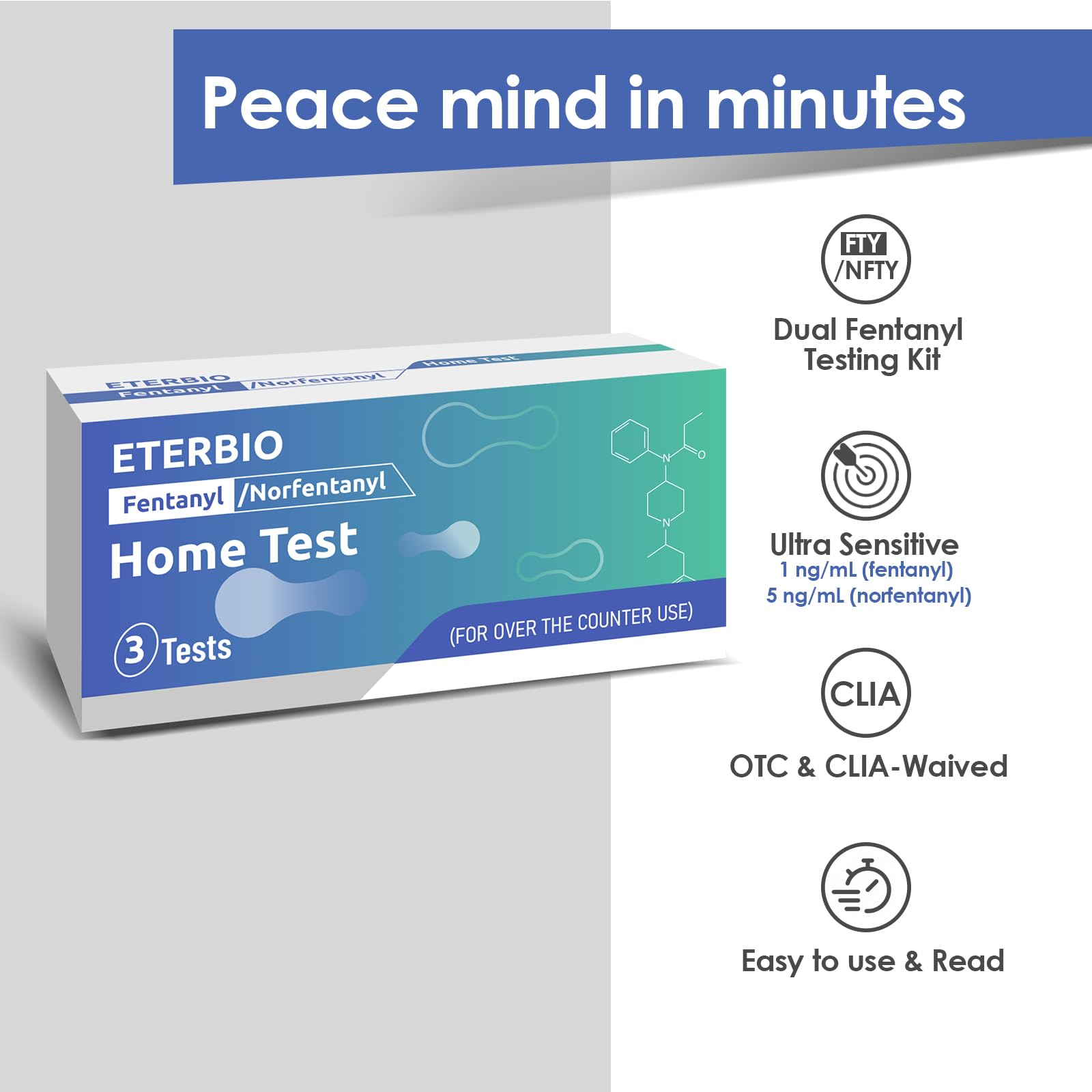 U Catch test fentanyl haute sensibilité 1 ng/mL — résultats clairs