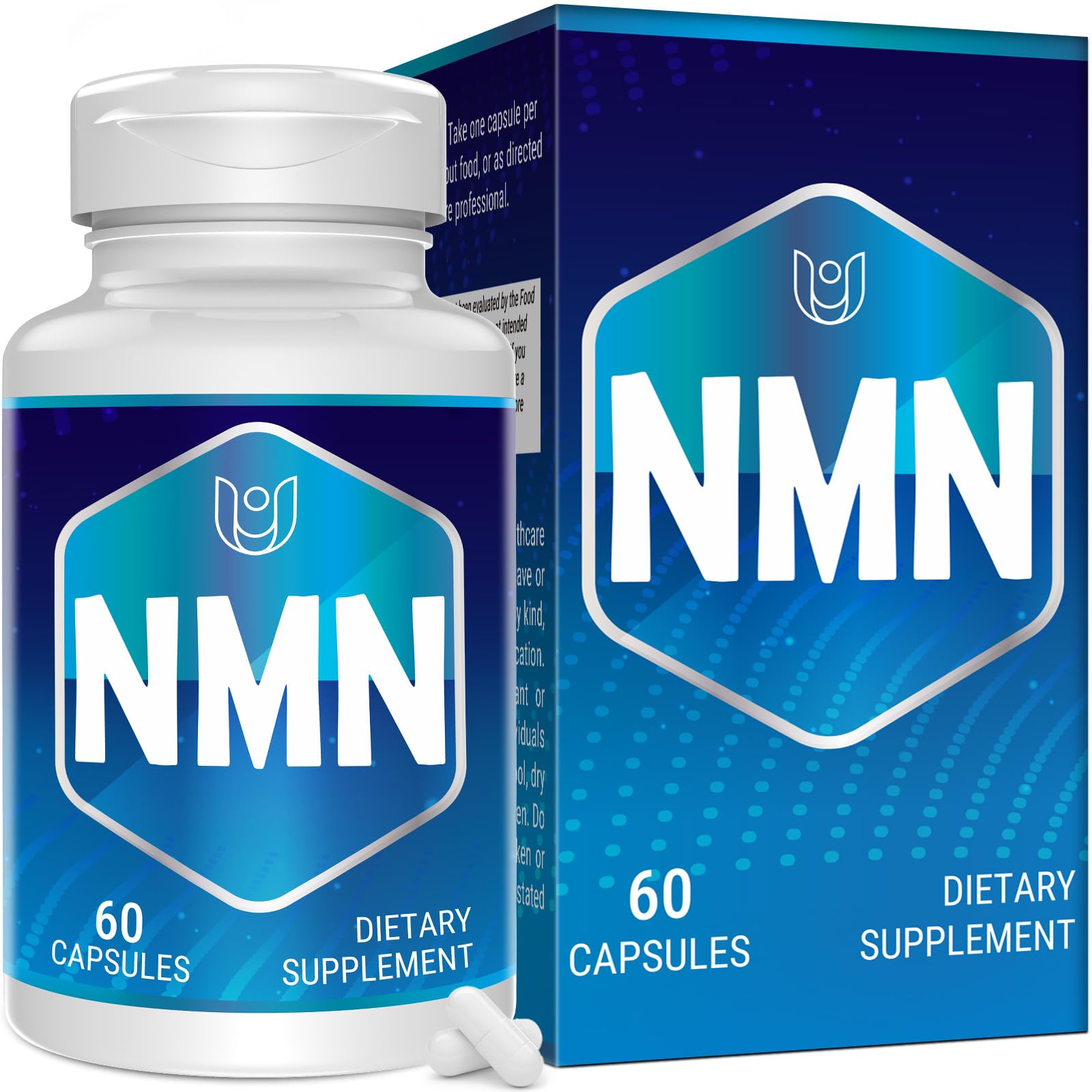 Flacon NMN Ucessuyy 500 mg, stabilité et facilité d’utilisation.
