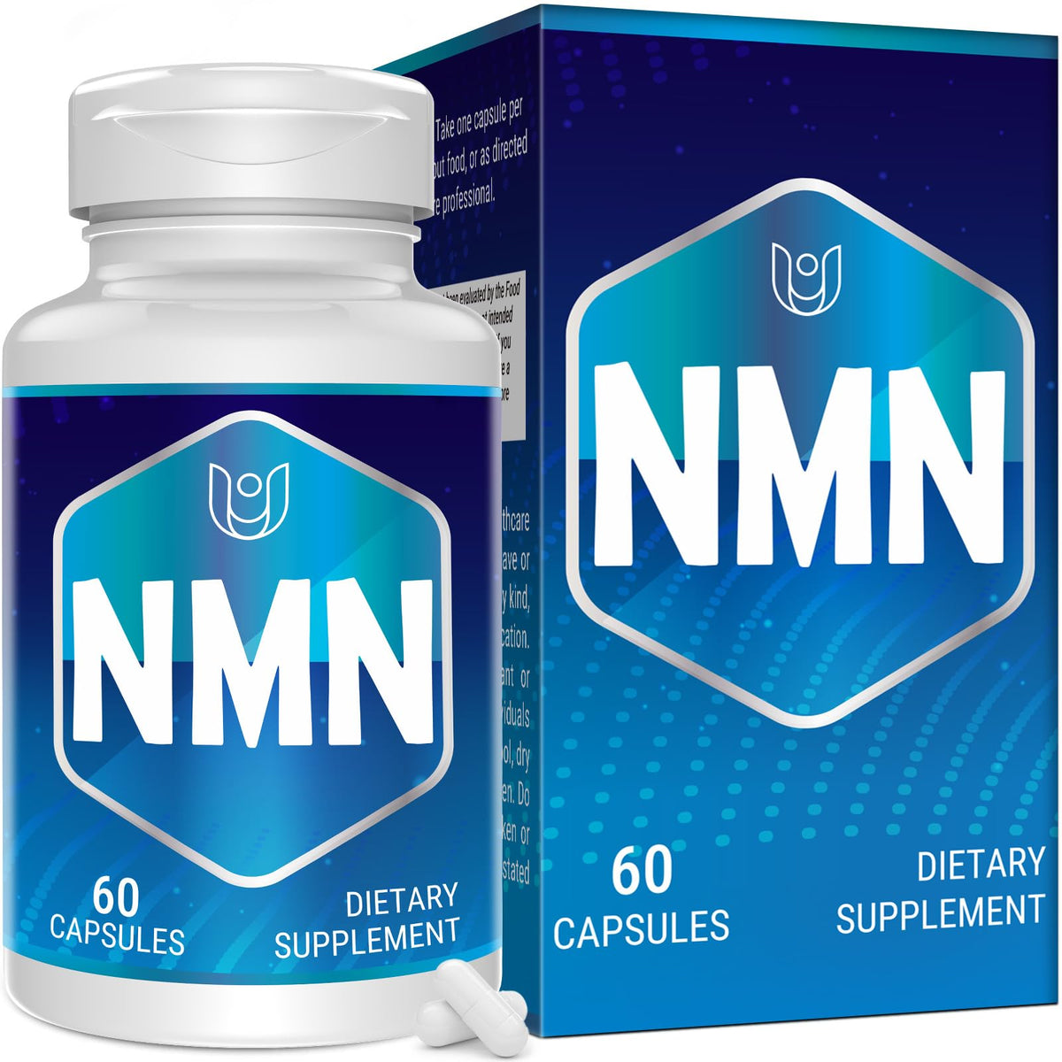 Flacon NMN Ucessuyy 500 mg, stabilité et facilité d’utilisation.