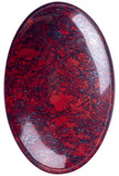ufeel jaspe-fleur-rouge paume detail polissage et texture naturelle