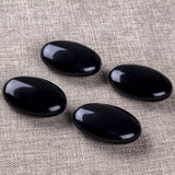 UFEEL obsidienne noire, pierre paume à porter dans la poche pour rester centré