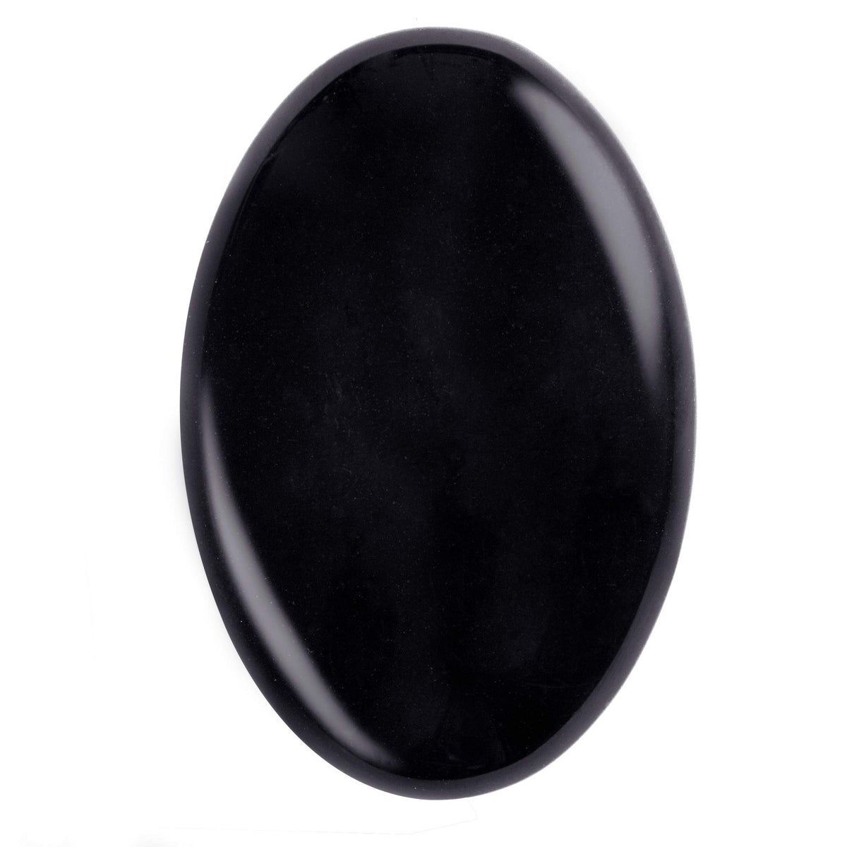 UFEEL obsidienne noire : pierre paume ovale pour méditation et apaisement