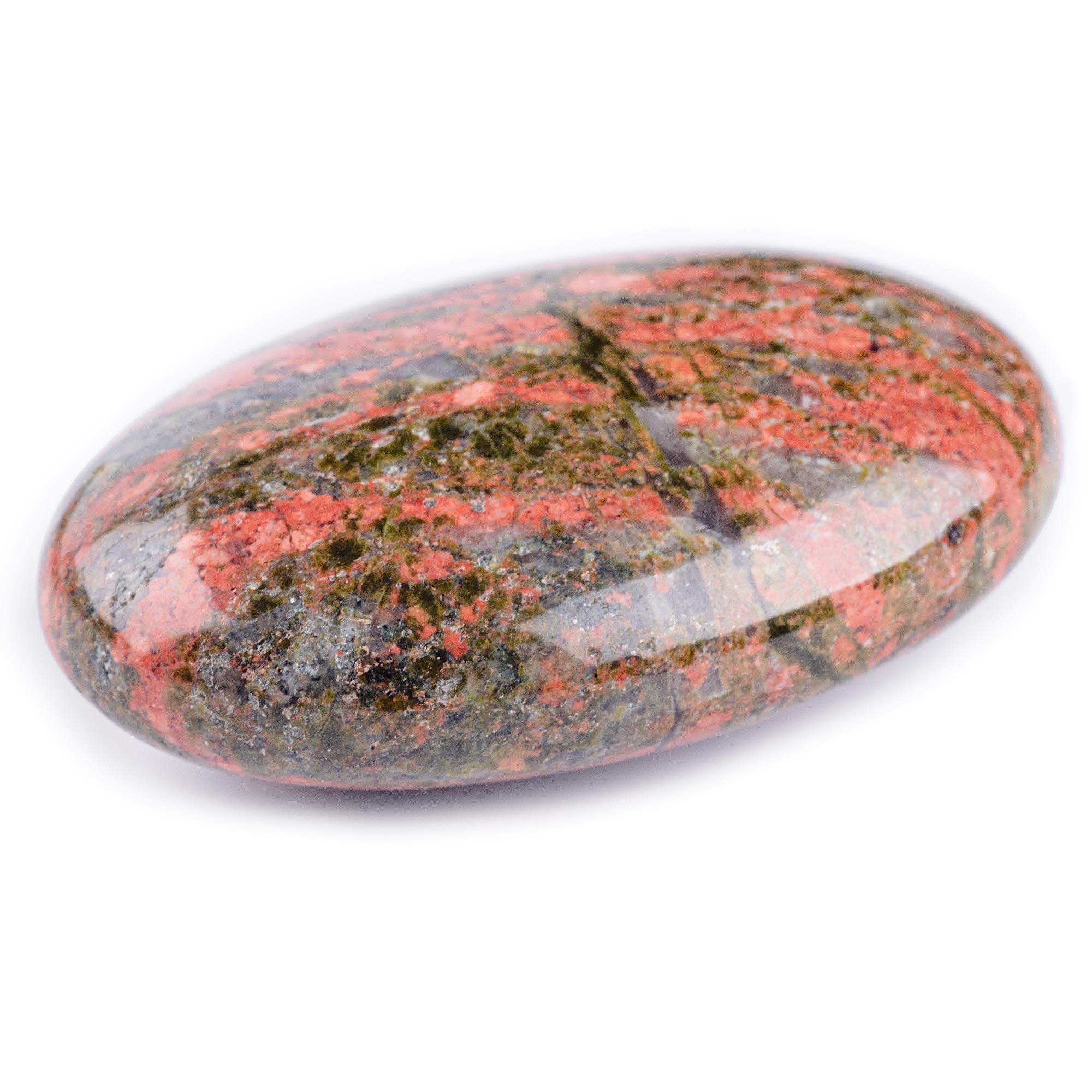 UFEEL Unakite, pierre de méditation portable pour moments de calme