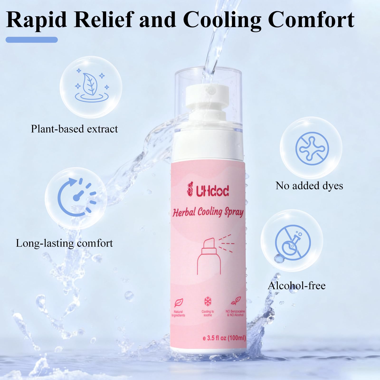 UHdod liners-hamamélis-perineaux : liners infusés pour une protection douce et fraîche.