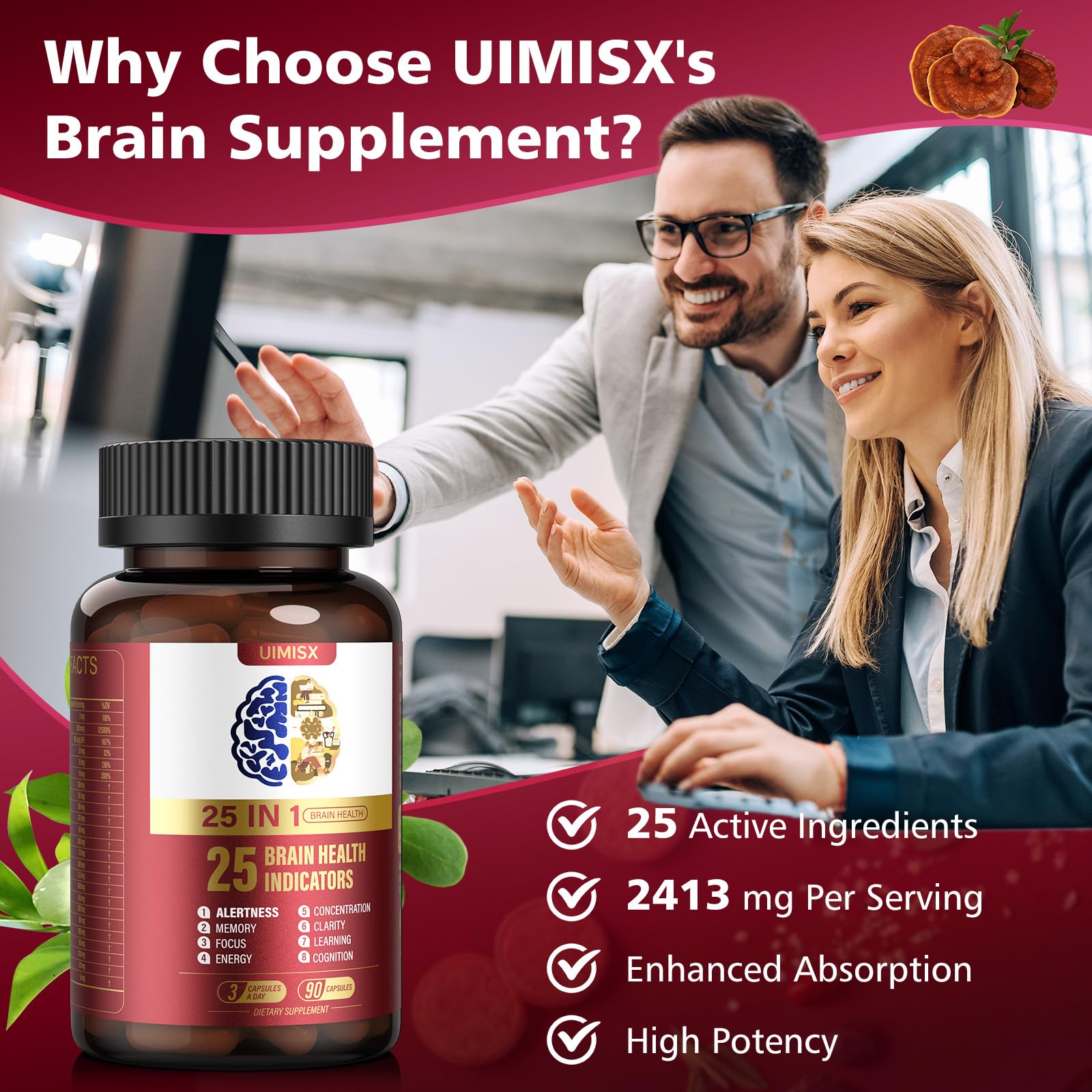 UIMISX huperzine-A pour apprentissage et rétention.