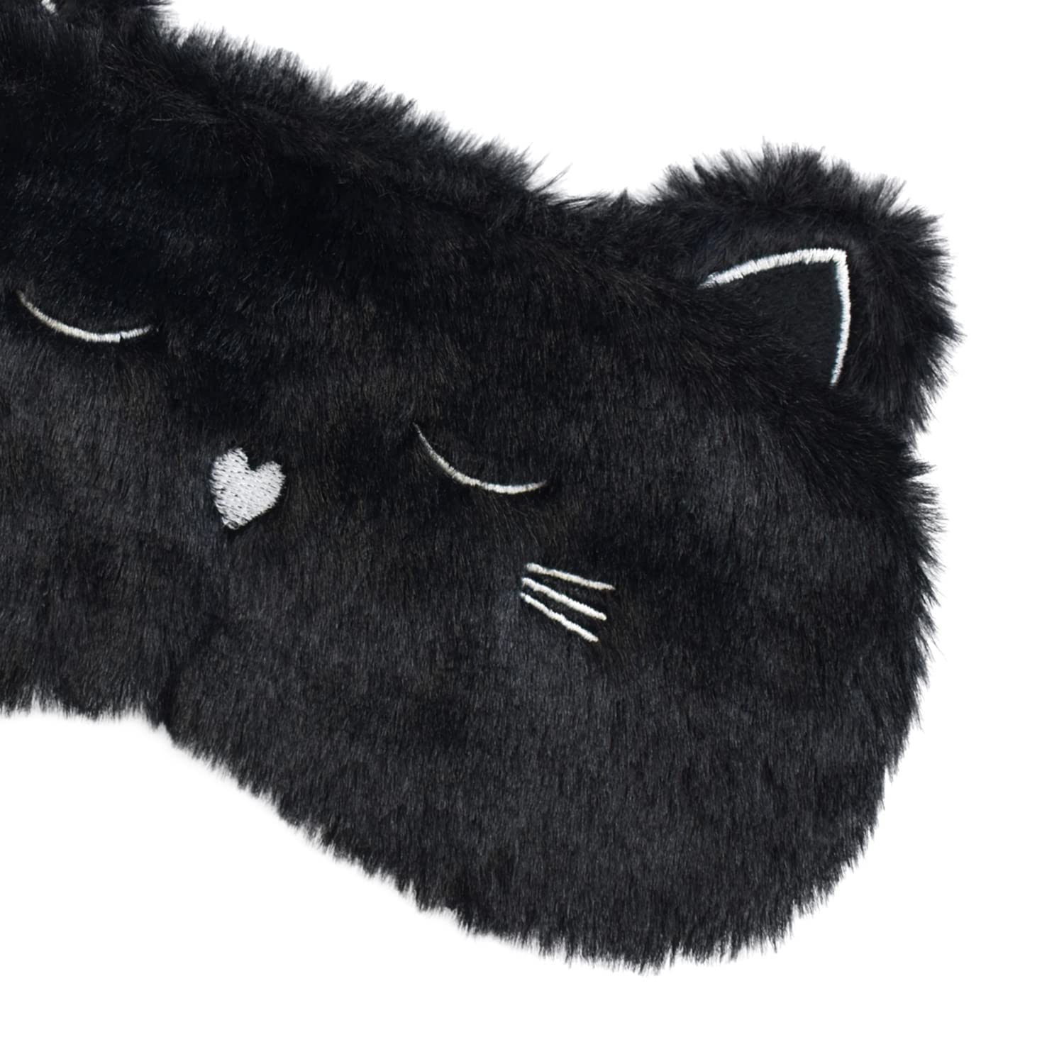 Masque Ulbemoll design chat-noir avec attache élastique confortable