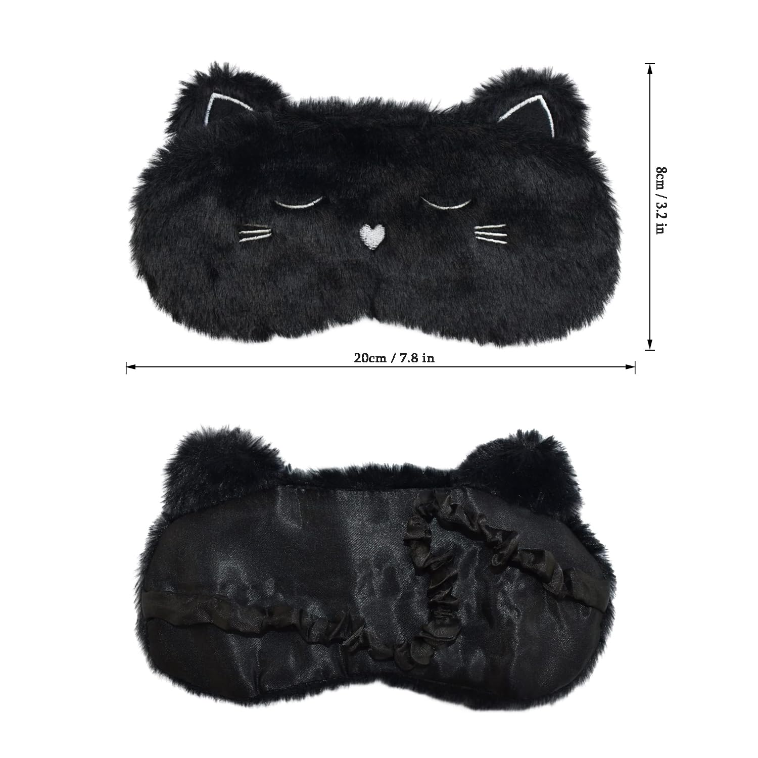 Masque Ulbemoll plush pour yeux, bloque la lumière efficacement
