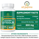 Ulmubra 800 mg luteolin : flacon sans OGM et sans soja