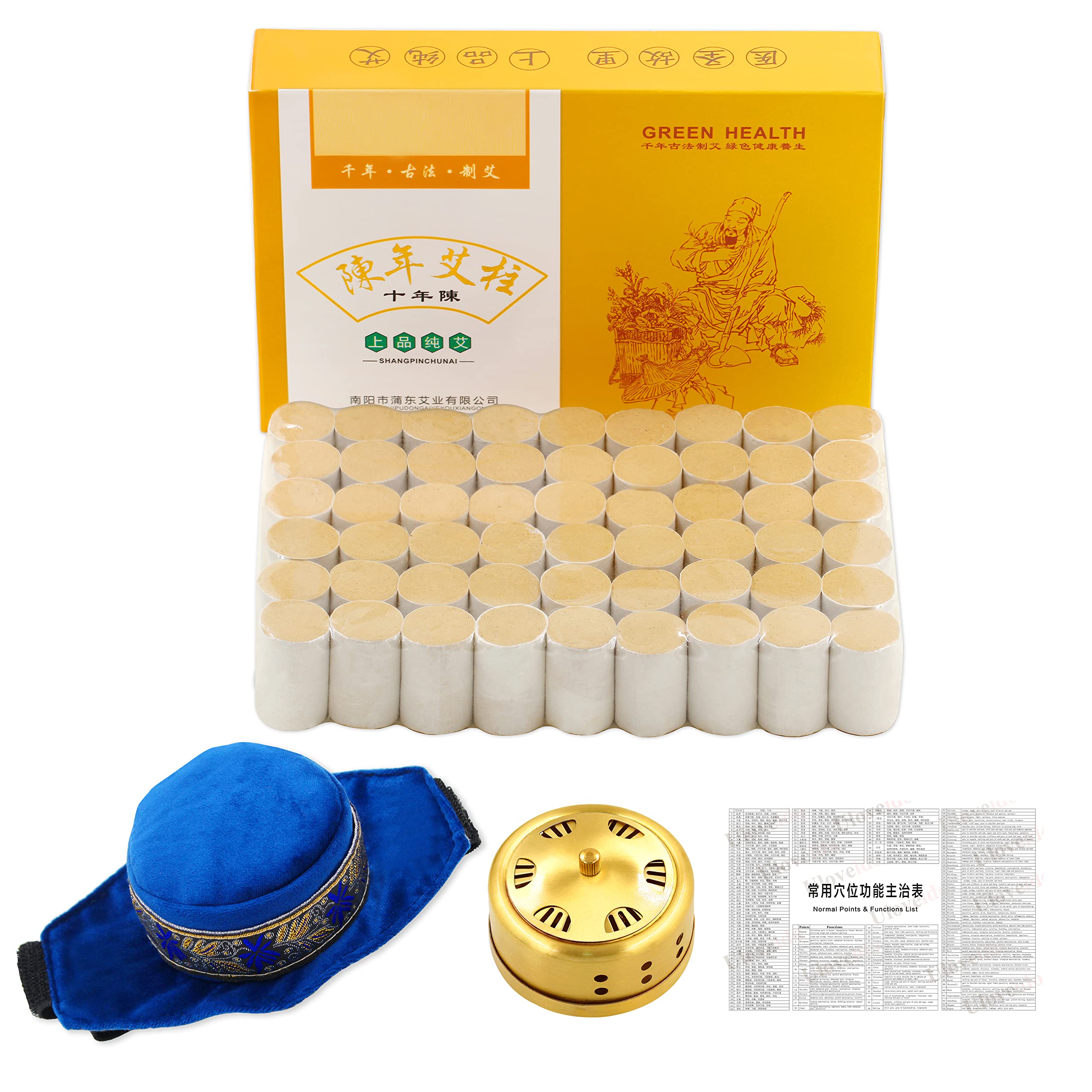 Uloveido Moxa bâton 18x25 mm – rouleaux haute pureté pour utilisation précise.