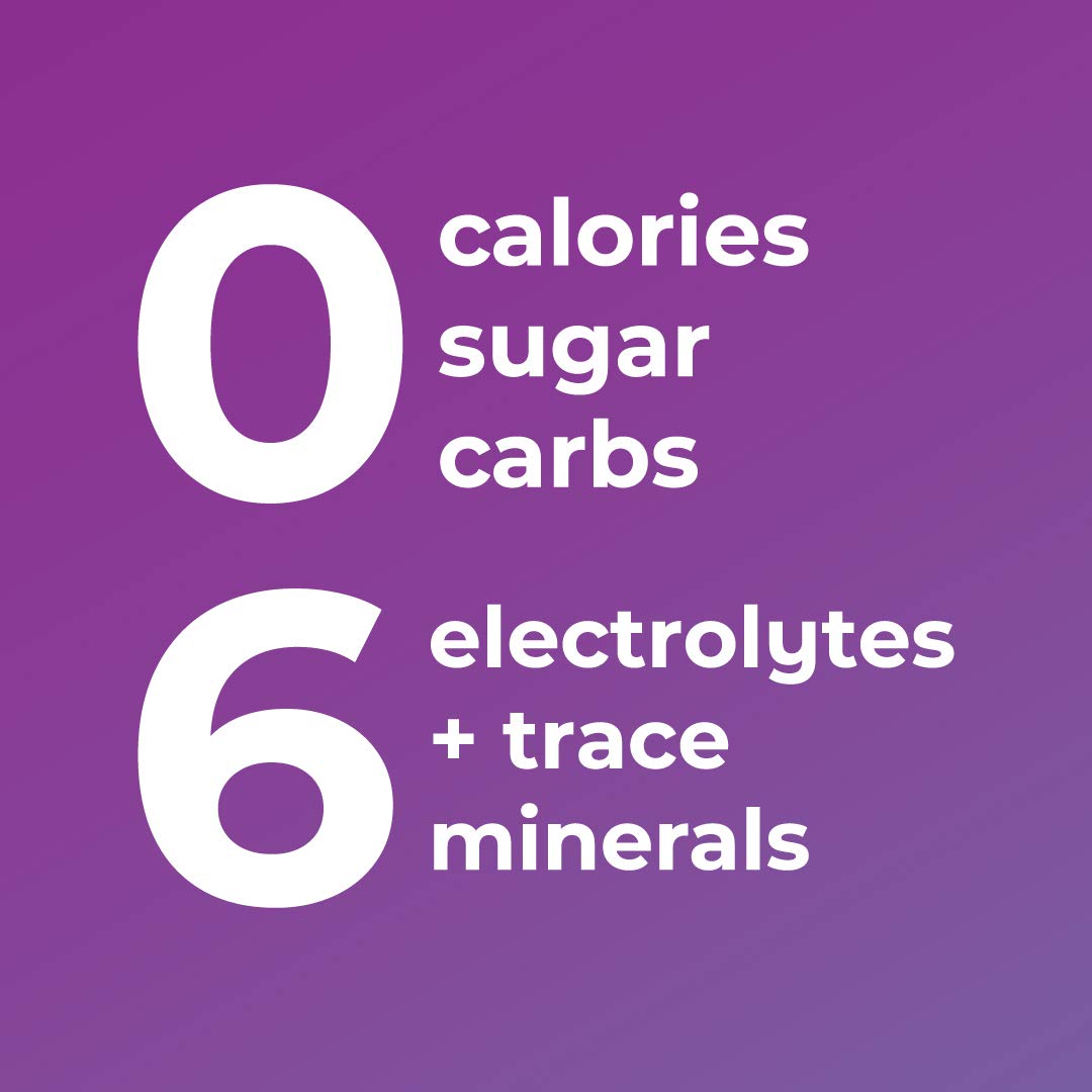 Colorants végétaux et arômes naturels dans Ultima Replenisher raisin