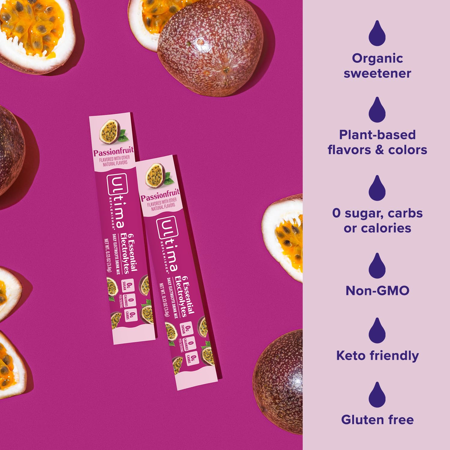 Ultima Replenisher emballage 20 sachets, solution portable pour le quotidien