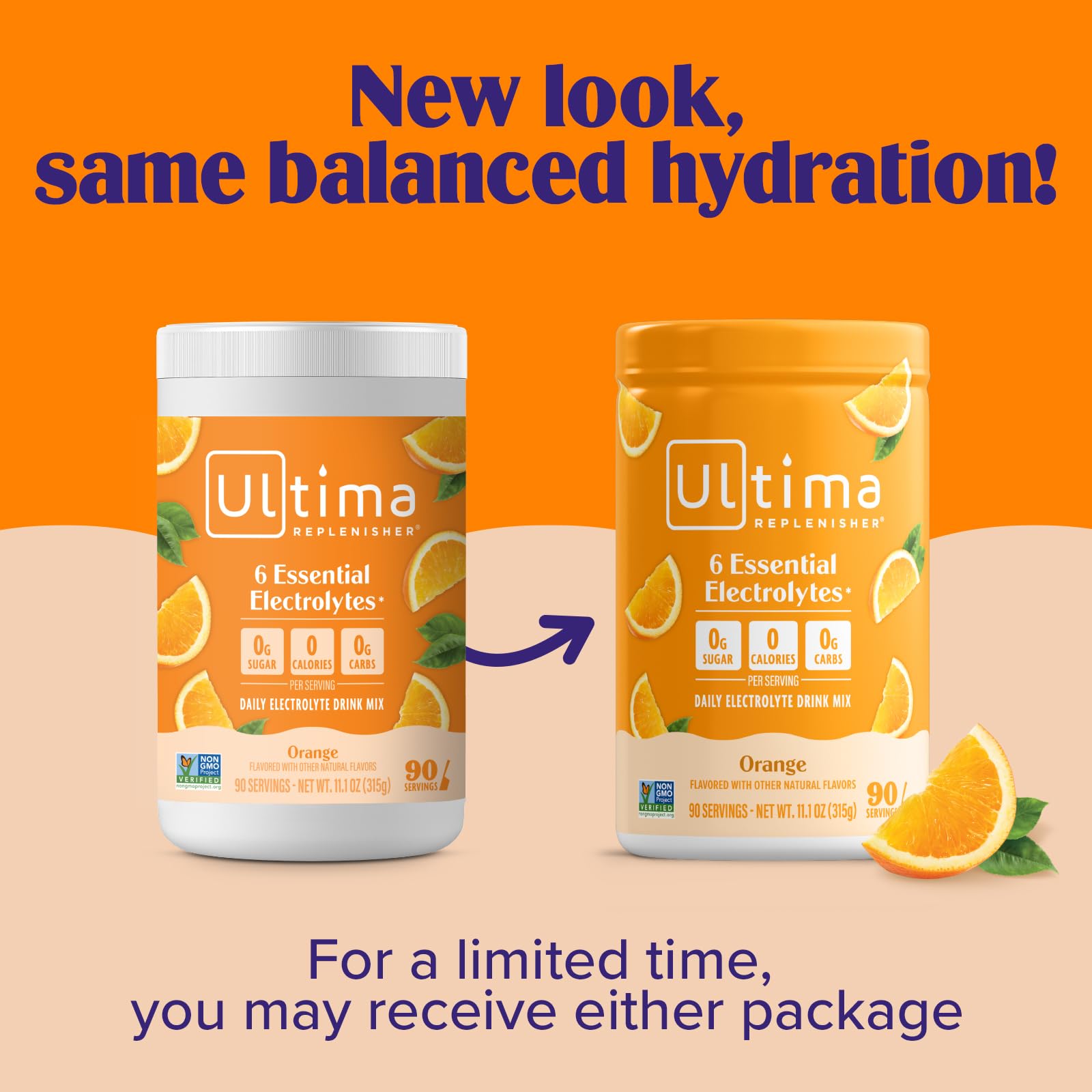 Ultima Replenisher: étiquette sans sucre sur le pot, choix sûr et transparent.