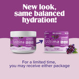 Ingrédients clefs d'Ultima Replenisher avec électrolytes essentiels.