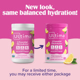 Ultima Replenisher – mélange eau citronnade rose, fraîcheur naturelle.
