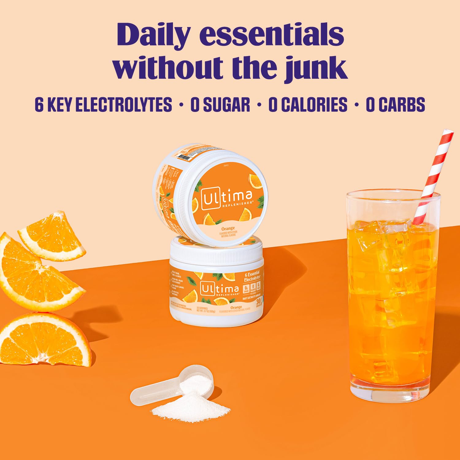 Ultima Replenisher six électrolytes: équilibre hydrique au quotidien.