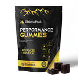 UltimaPeak gommes Shilajit Ashwagandha emballage pratique pour énergie quotidienne