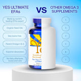 Soin pour peau et cheveux avec ULTIMATE EFAs, peau éclatante et cheveux brillants.