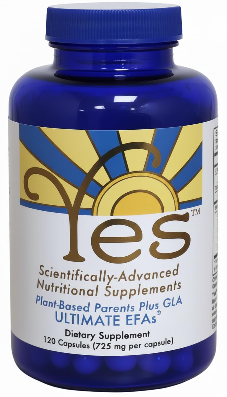 Gélules ULTIMATE EFAs dans une bouteille, soutien potentiel pour le cœur et les membranes cellulaires.