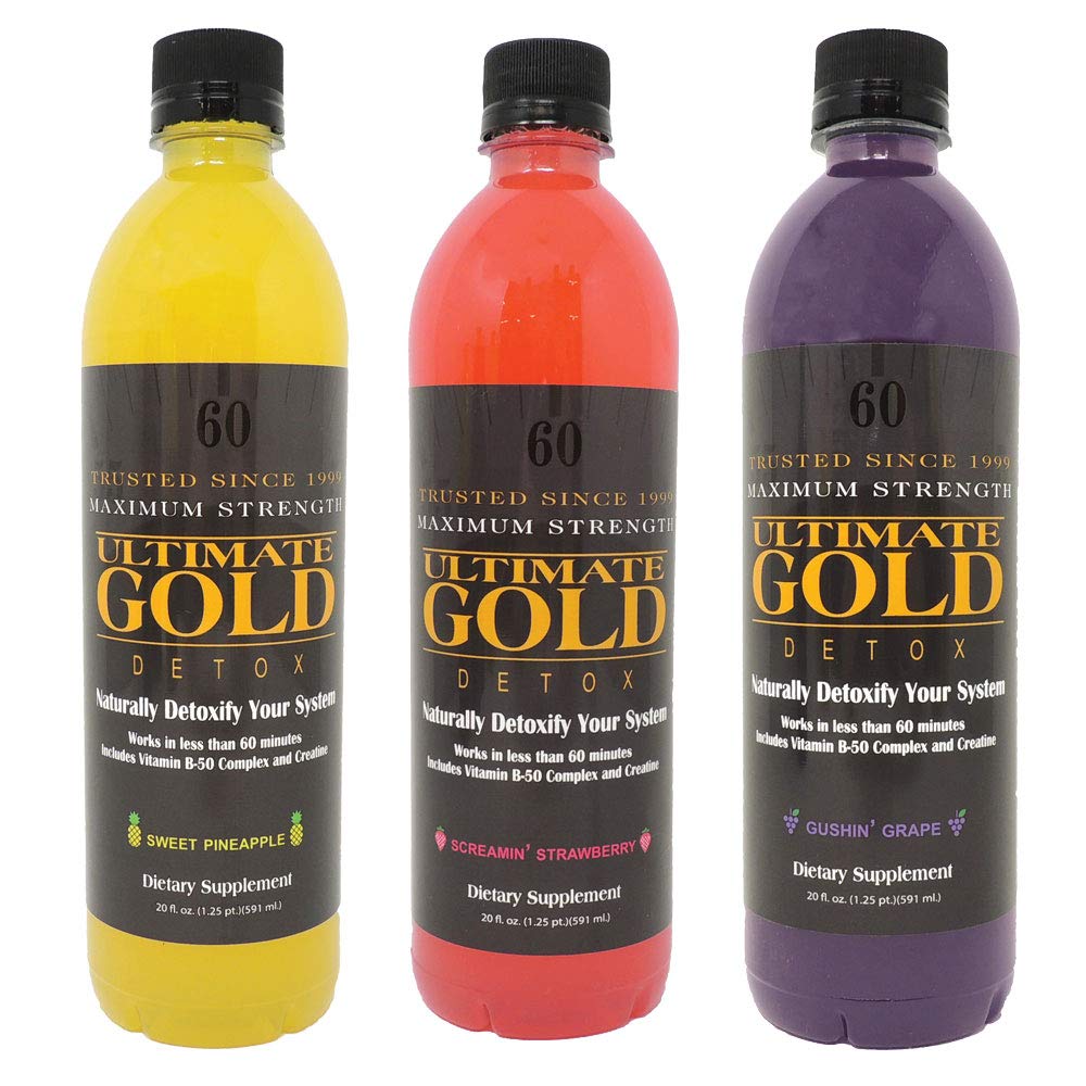 Ultimate Gold Détox – bouteille saveur Fraise Criante pour une dégustation rafraîchissante.