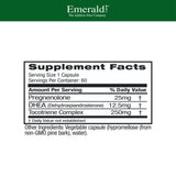 Ultra Botanicals Emerald Labs DHEA 25 mg – capsules végétales prêtes à l'emploi