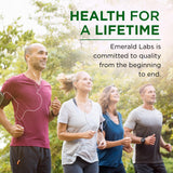 Ultra Botanicals Emerald Labs DHEA 25 mg – cadre naturel symbolisant le bien etre