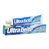 Ultra Brite cap-dentifrice-menthe-fraiche, bouchon visible et arôme menthe rafraîchissant.