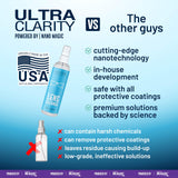 Formule sans silicone Ultra Clarity Nano Magic pour la propreté durable.