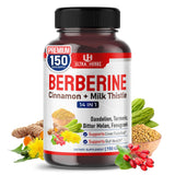 Ultra Herbs Berberine gélules dans une bouteille, usage quotidien pratique.