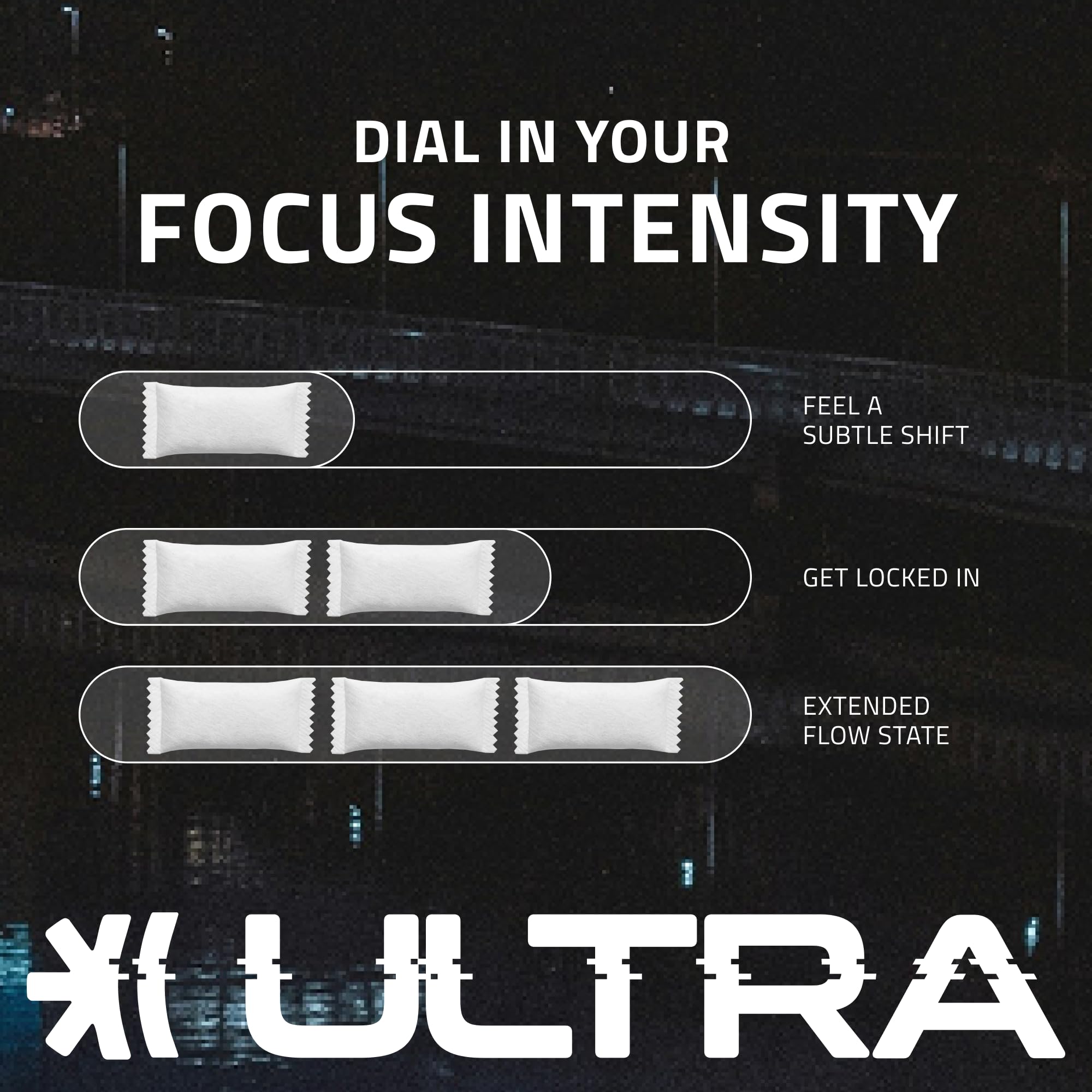 Ultra Focus Pouches Pastèque – arôme estival et fraîcheur sans nicotine.