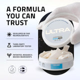 Ultra Pouches Utilisation facile et agréable en pleine journée.