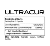 UltraCur Curcumin Complex – système de délivrance whey améliorant la biodisponibilité.