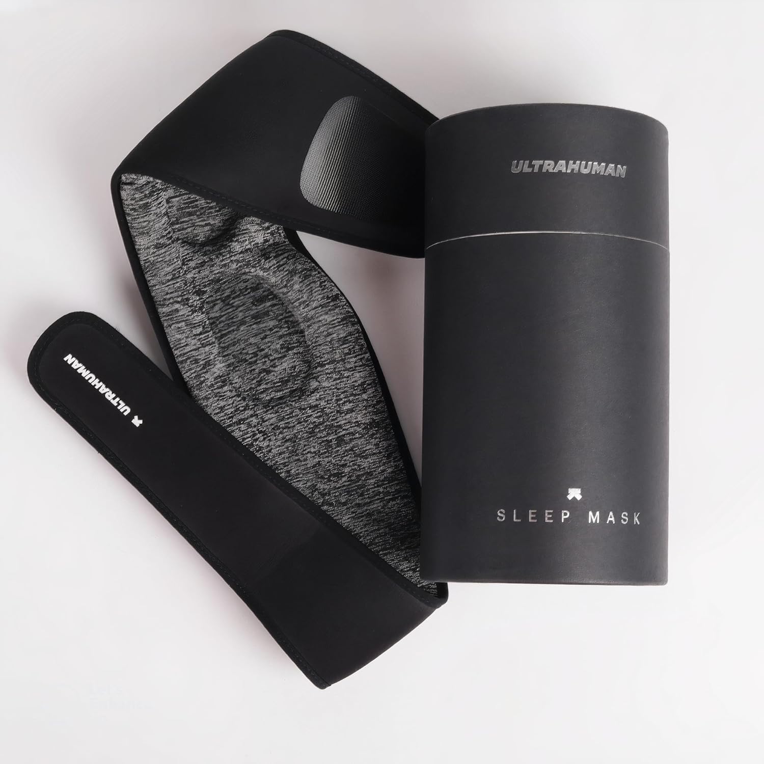 Masque Ultrahuman avec attache reglable assurant un ajustement sûr.