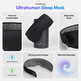 Masque Ultrahuman avec obscurité totale adapté aux siestes et nuits.