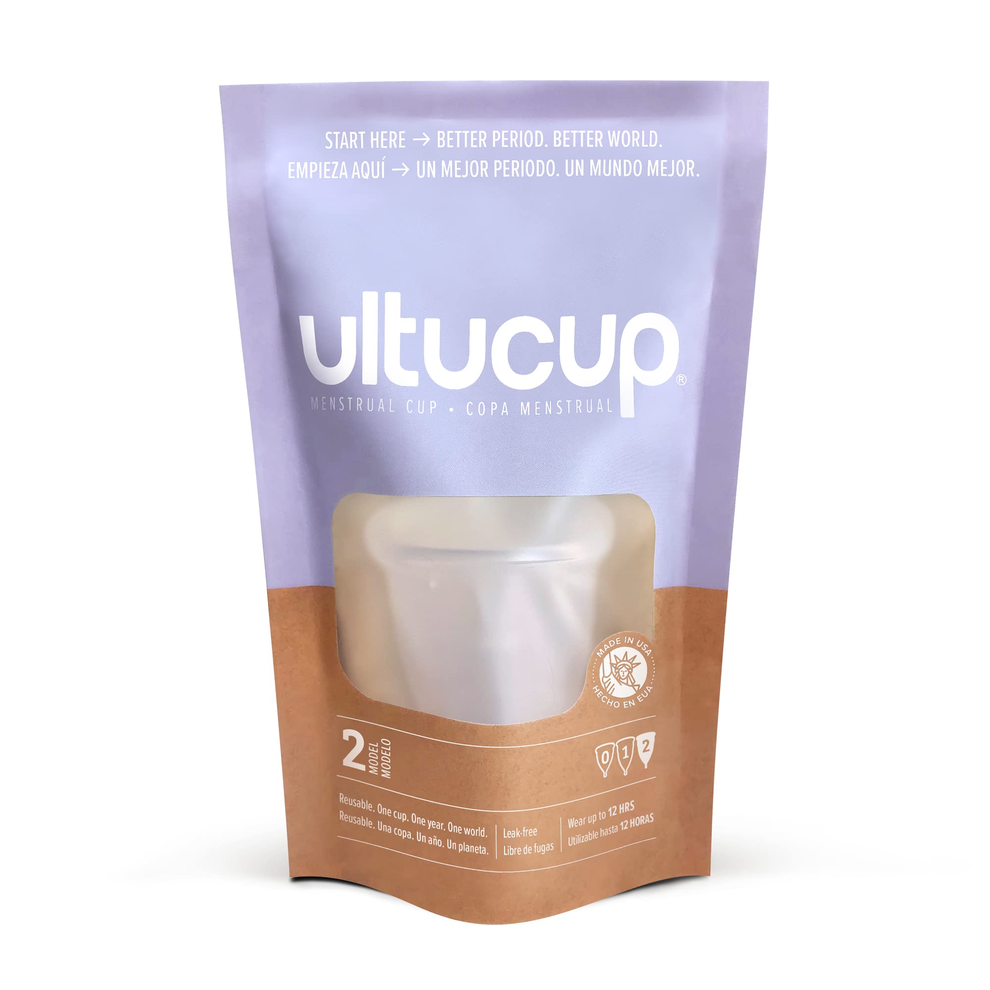 UltuCup – Emballage durable et compostable pour le produit.