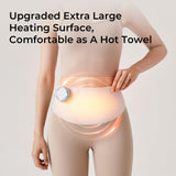 ULUCKY design-triangle-chaleur: zone chauffante couvrant l’abdomen.
