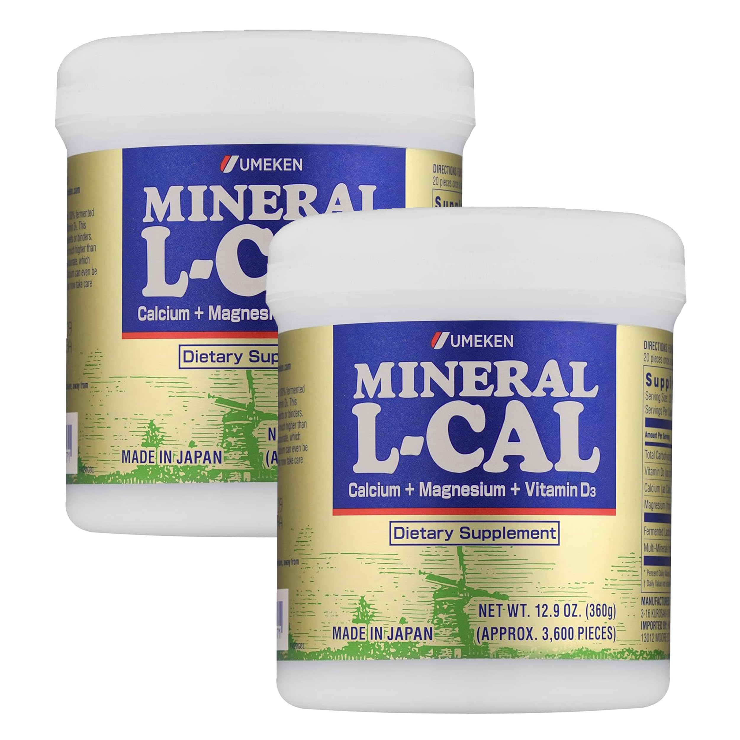 Umeken Mineral L-Cal balle format eau, absorption rapide et pratique.
