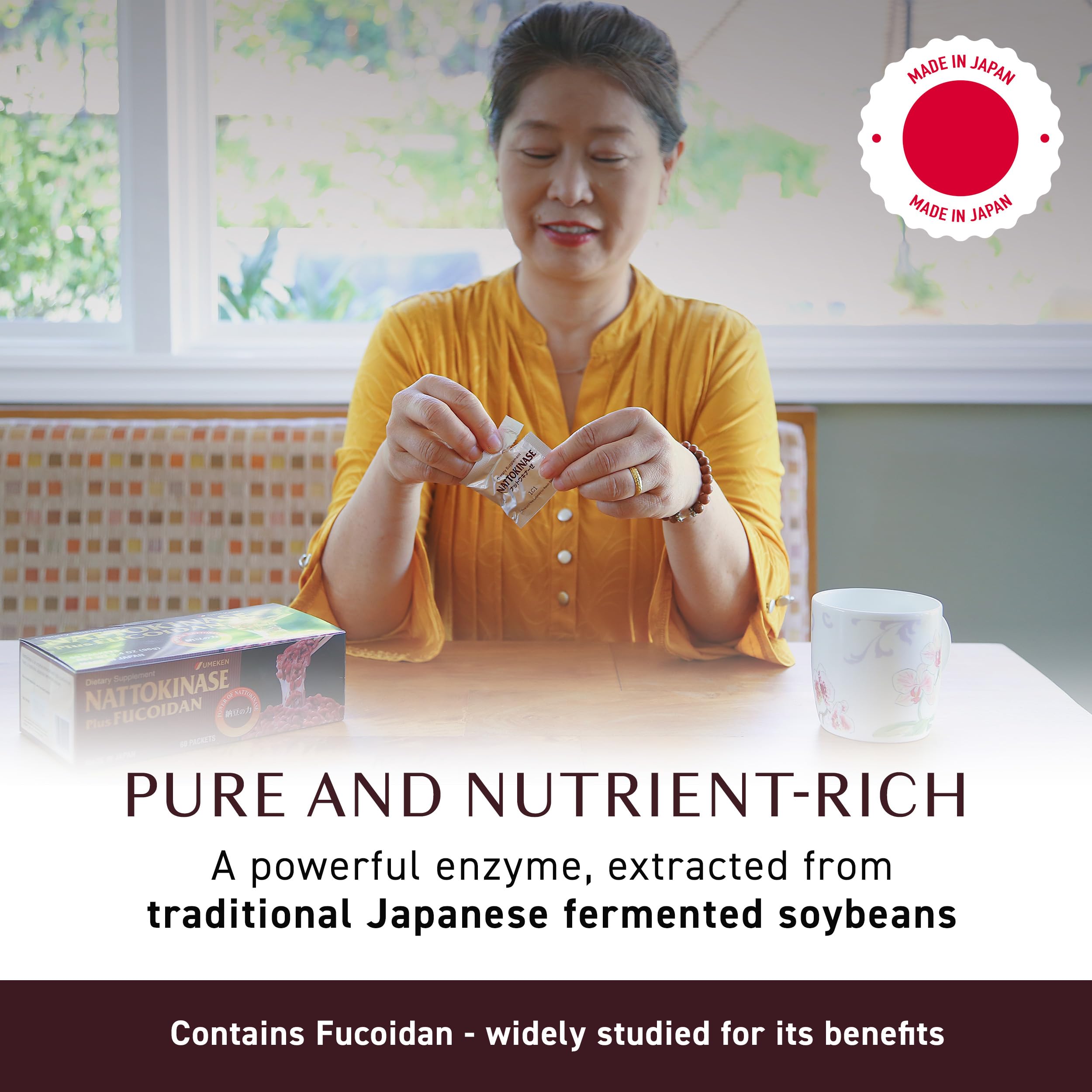 Umeken Nattokinase Plus Fucoidan – démonstration de la dose quotidienne pratique