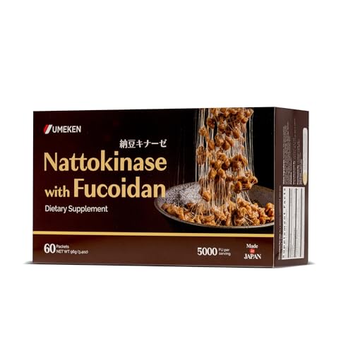 Umeken Nattokinase Plus Fucoidan – bouteille pratique et sans odeur