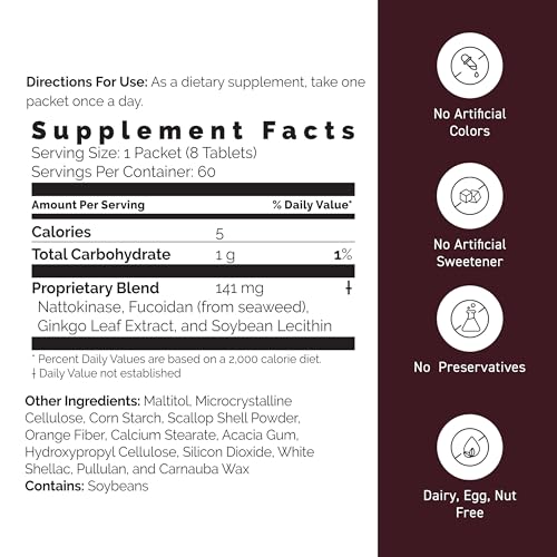 Umeken Nattokinase Plus Fucoidan – utilisation quotidienne simple et efficace