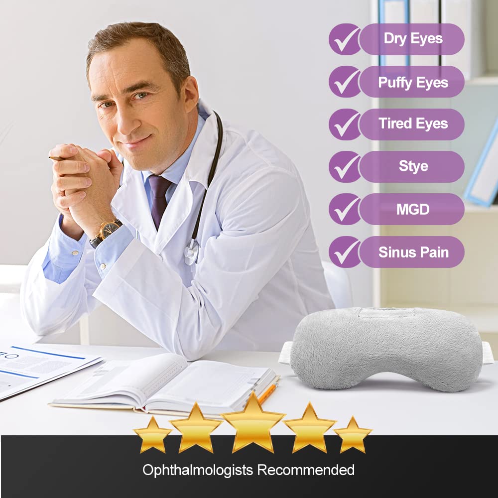 Umisleep bandeau yeux lavande chaleur, idéale pour la détente après une journée.
