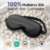 Masque Umisleep en soie 22 momme, douceur durable sur la peau.