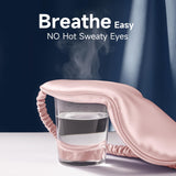 Bandeau réglable en soie Umisleep pour un ajustement sûr.