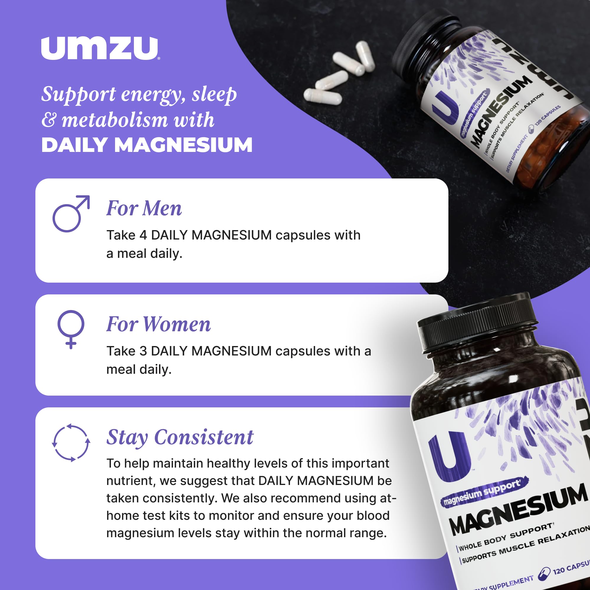 UMZU Magnésium — formulation pure sans additifs.