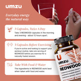 UMZU Redwood – formule pour le bien-être immunitaire et l'équilibre corporel.