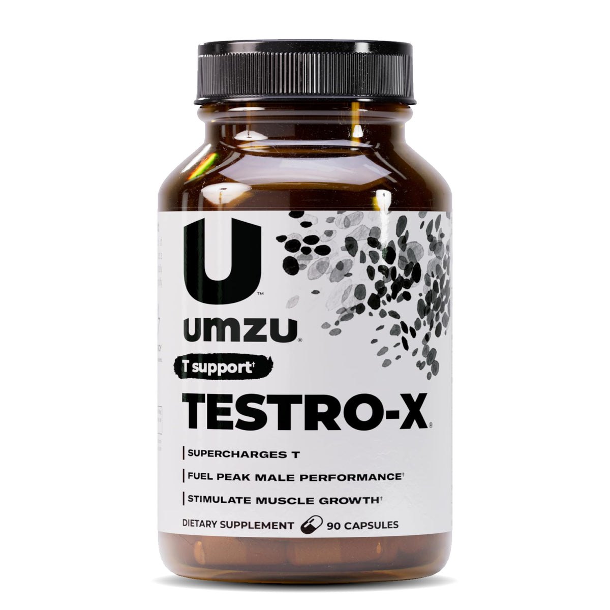 UMZU Testro-X boîte: présentation soignée pour le bien-être masculin quotidien.